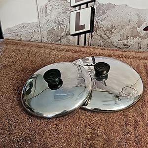 VTG Revere Ware Stainless Steel Saucepan Lid Skillet Lid